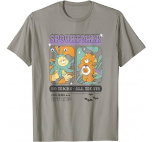 Care Bears Halloween Vintage Spooktober No Tricks All Treats T-Shirt